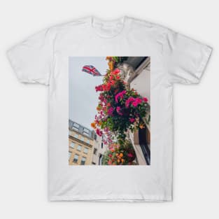 Flowerboxes and the Union Jack T-Shirt